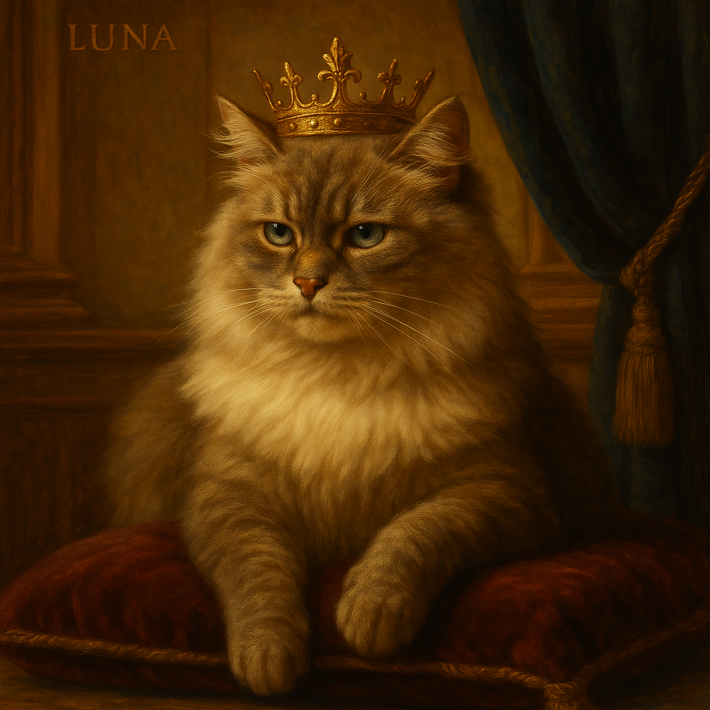 Custom Cat Portrait – Your Cat as a Timeless Work of Art
